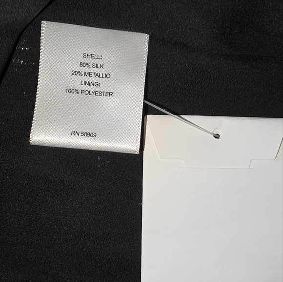 A Loves A Black Gold Metallic Dot Long Sleeve Dress | Party Mini Dress SZ M - Picture 13 of 14